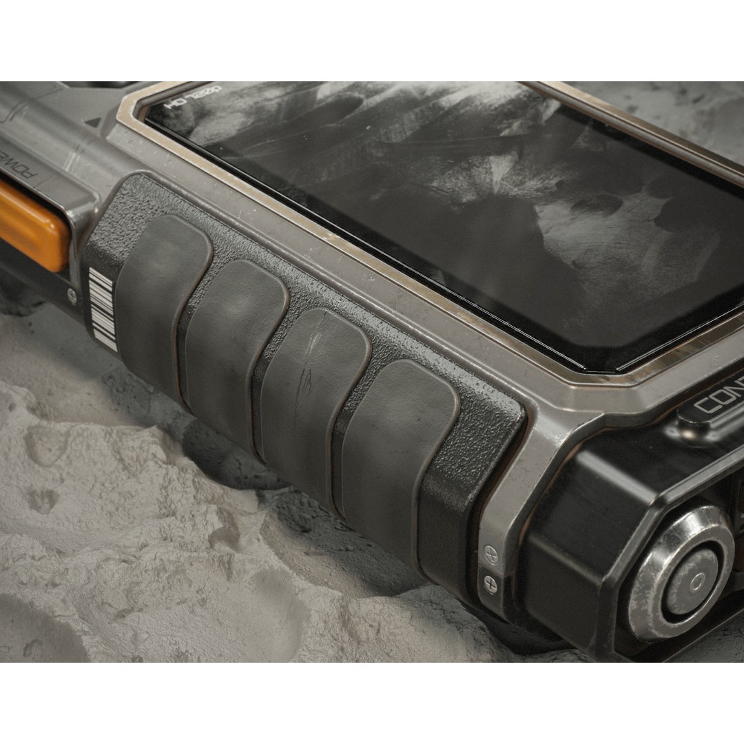 Sci-fi Controller 3D Model – Low Poly PBR Game Asset, FBX - View 9