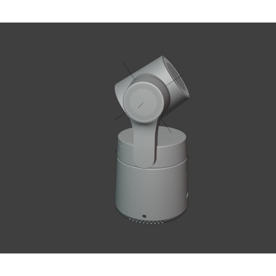 Obsbot AI-Powered 4K Camera 3D Model – High Poly PBR Asset, Blender, FBX - View 22