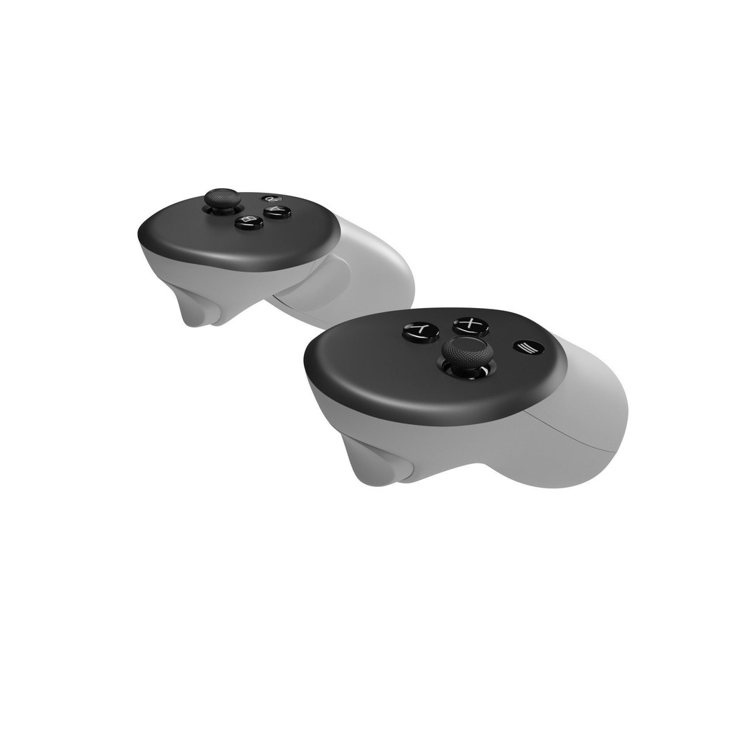 Meta Quest 3 Controllers 3D Model – High Poly PBR Game Asset, FBX & OBJ - View 13