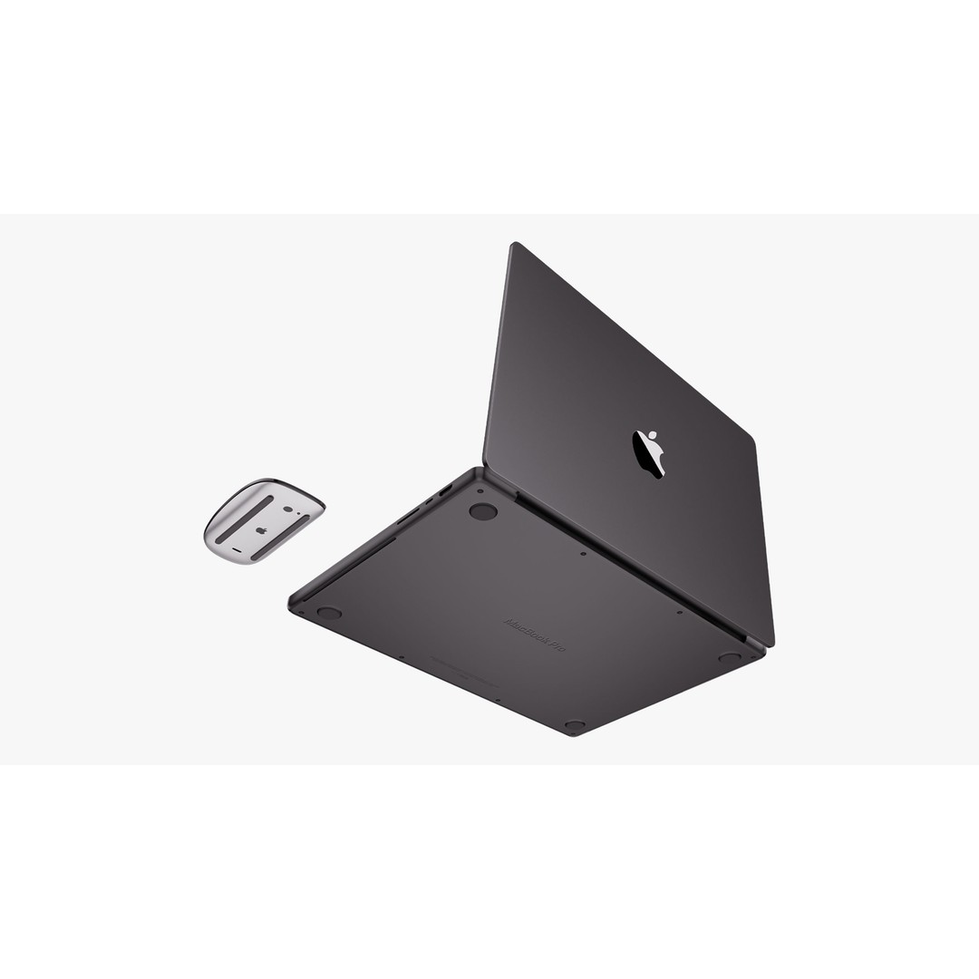 Apple MacBook Pro 3D Model – Detailed Collection with Magic Mouse, PBR, FBX, OBJ - View 20