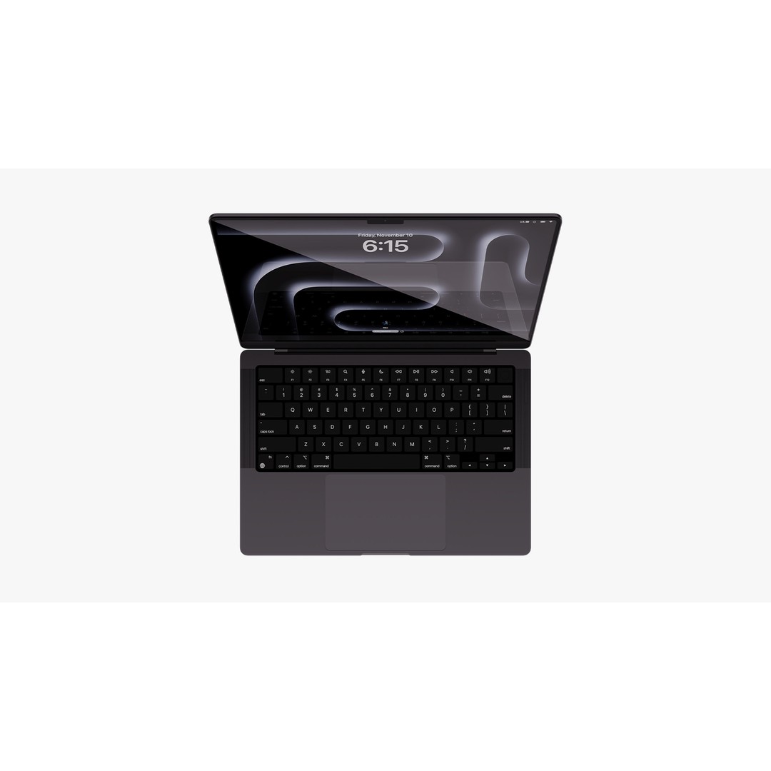 Apple MacBook Pro 3D Model – Detailed Collection with Magic Mouse, PBR, FBX, OBJ - View 39