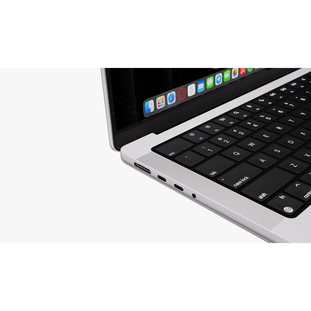 Apple MacBook Pro 3D Model – Detailed Collection with Magic Mouse, PBR, FBX, OBJ - View 61