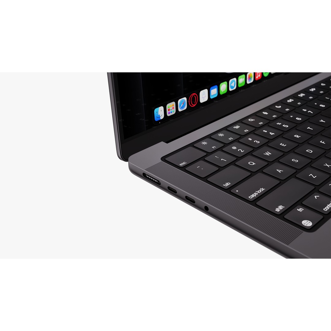 Apple MacBook Pro 3D Model – Detailed Collection with Magic Mouse, PBR, FBX, OBJ - View 63