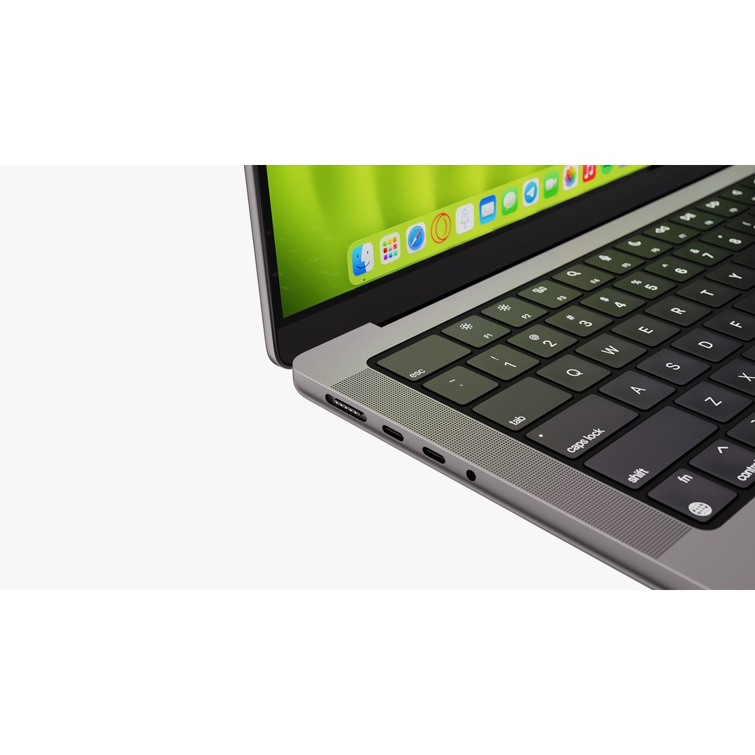 Apple MacBook Pro 3D Model – Detailed Collection with Magic Mouse, PBR, FBX, OBJ - View 65