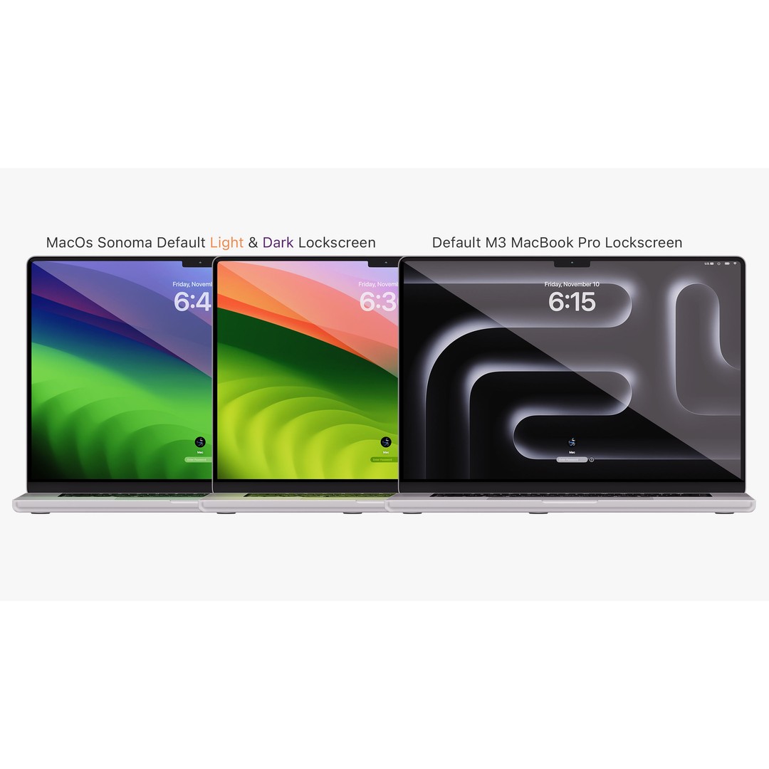 Apple MacBook Pro 3D Model – Detailed Collection with Magic Mouse, PBR, FBX, OBJ - View 9