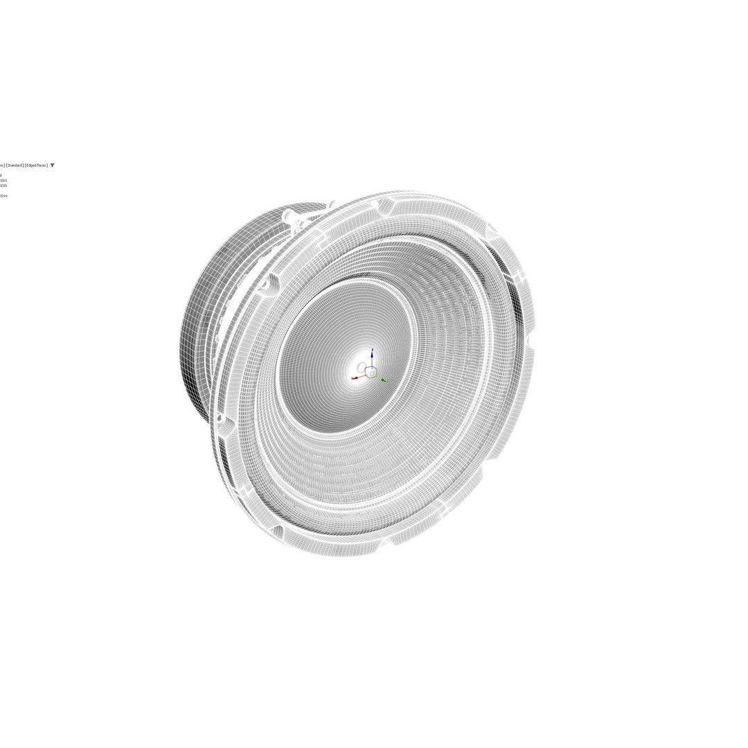 Ciare 12 Subwoofer 3D Model – High Poly PBR Audio Asset, FBX
