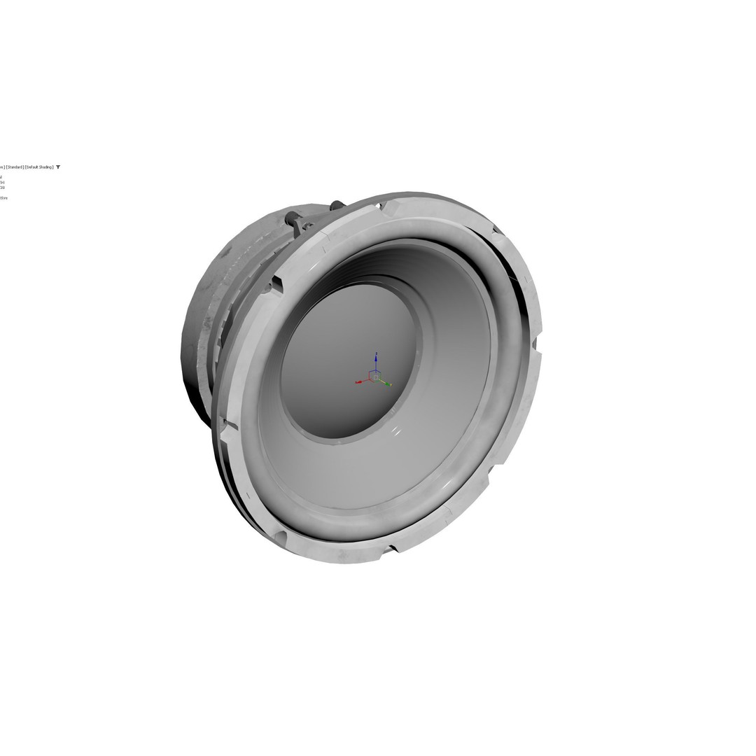 Ciare 12 Subwoofer 3D Model – High Poly PBR Audio Asset, FBX - View 22