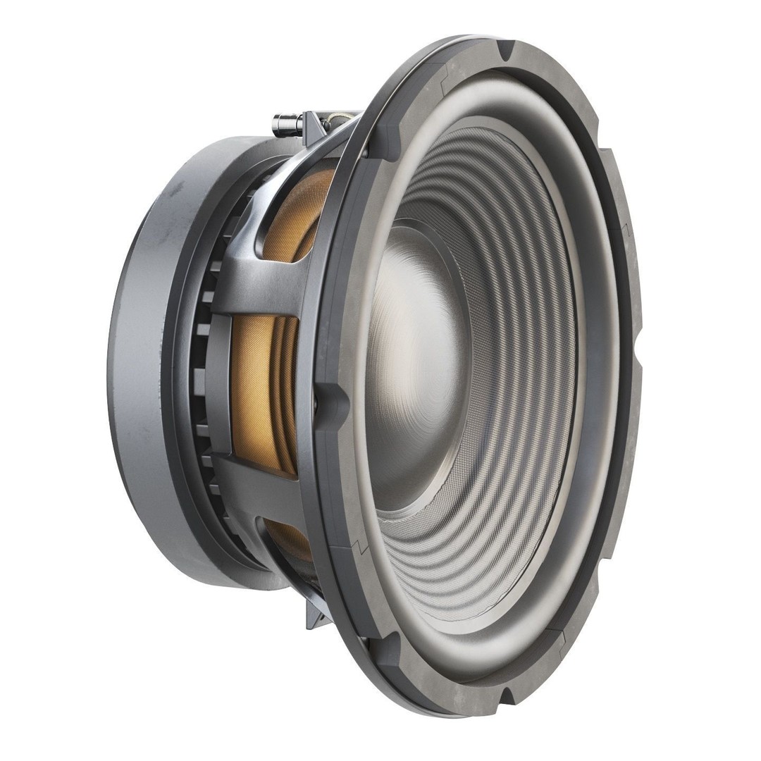 Ciare 12 Subwoofer 3D Model – High Poly PBR Audio Asset, FBX - View 3