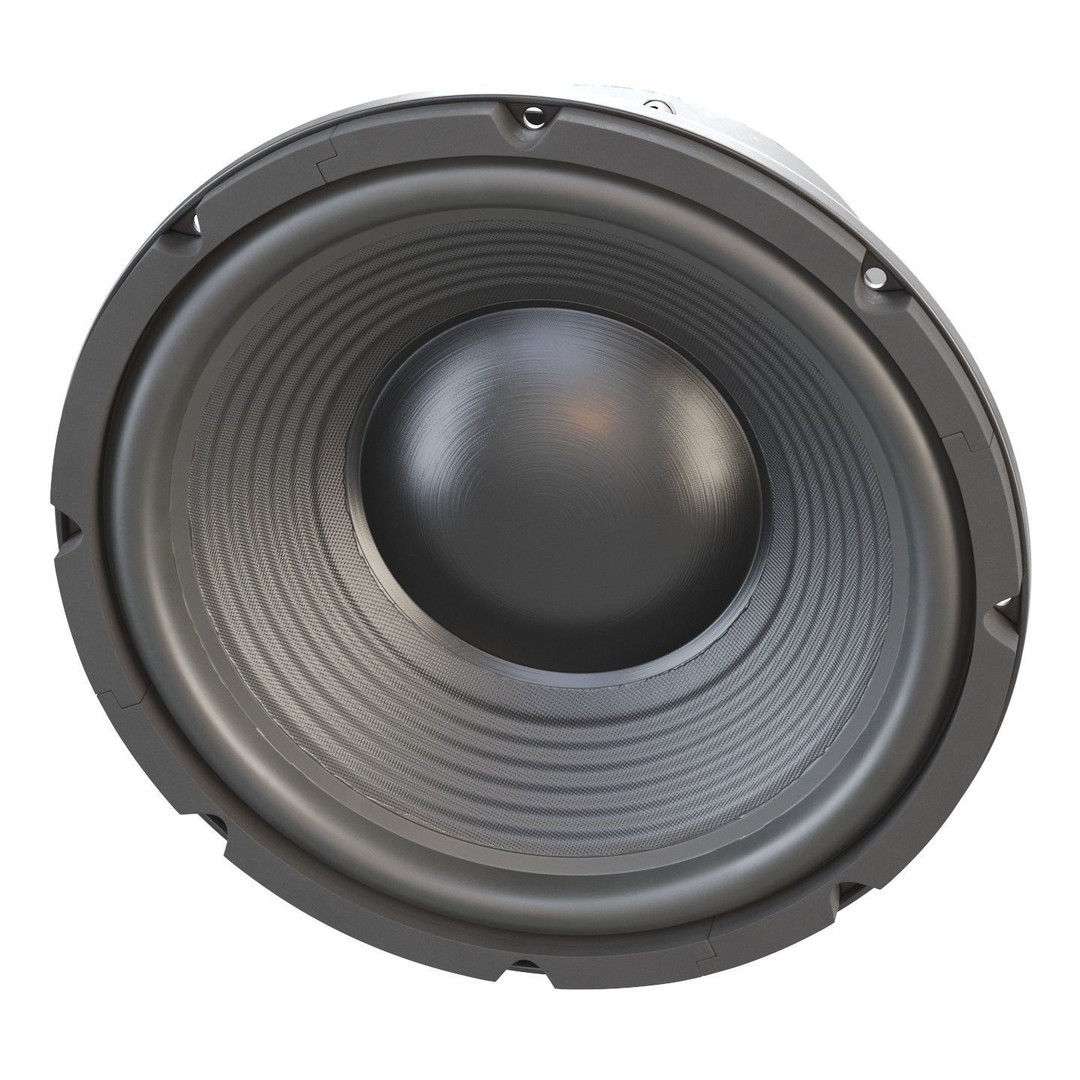 Ciare 12 Subwoofer 3D Model – High Poly PBR Audio Asset, FBX - View 9