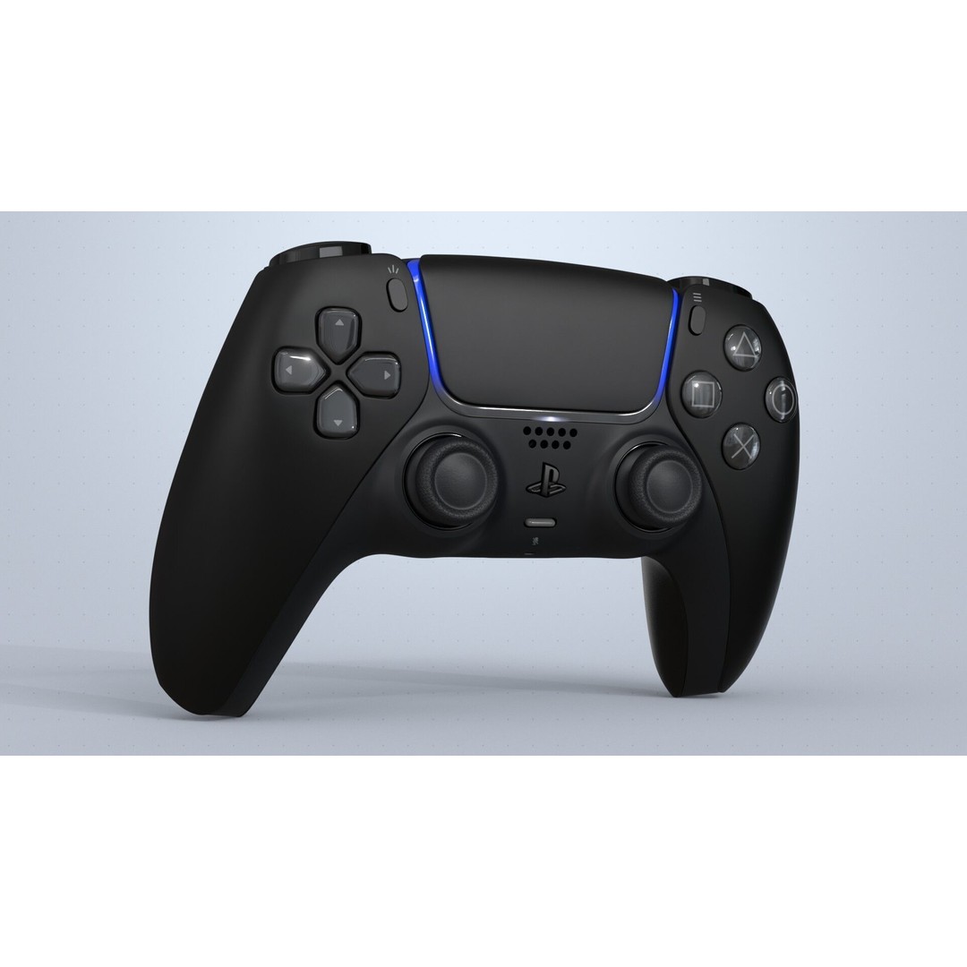 Dualsense Wireless Controller 3D Model – High Poly Game Asset, FBX - View 3