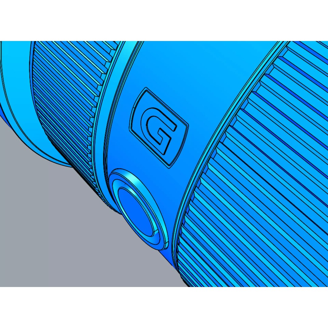 Sony FE 24-70mm GM II Lens 3D Model – High Poly PBR Asset, FBX & OBJ - View 18