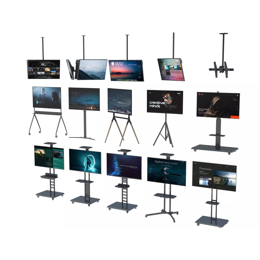 TV Stand 3D Model – Detailed Polygon Mesh, FBX & OBJ Formats - View 4