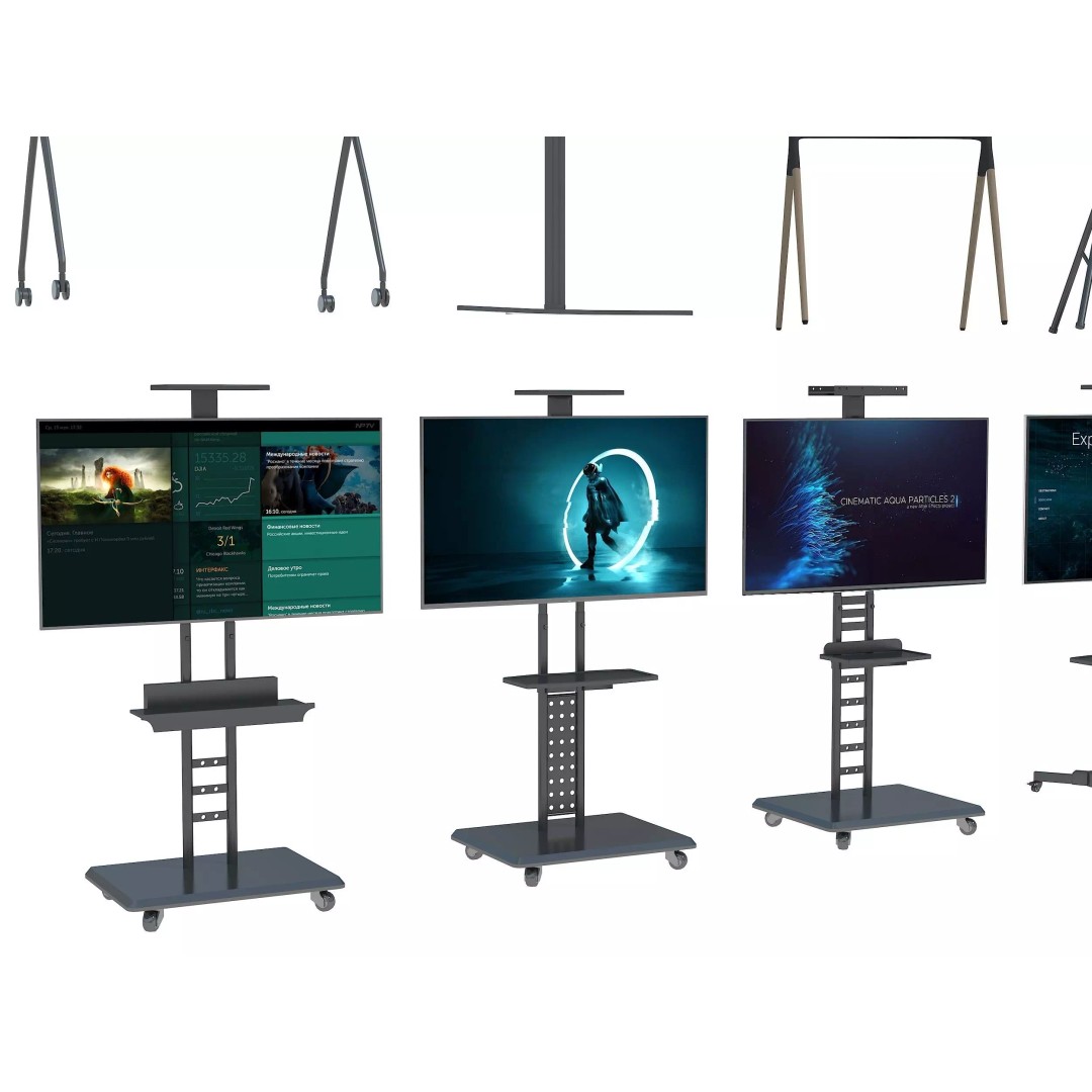 TV Stand 3D Model – Detailed Polygon Mesh, FBX & OBJ Formats - View 5