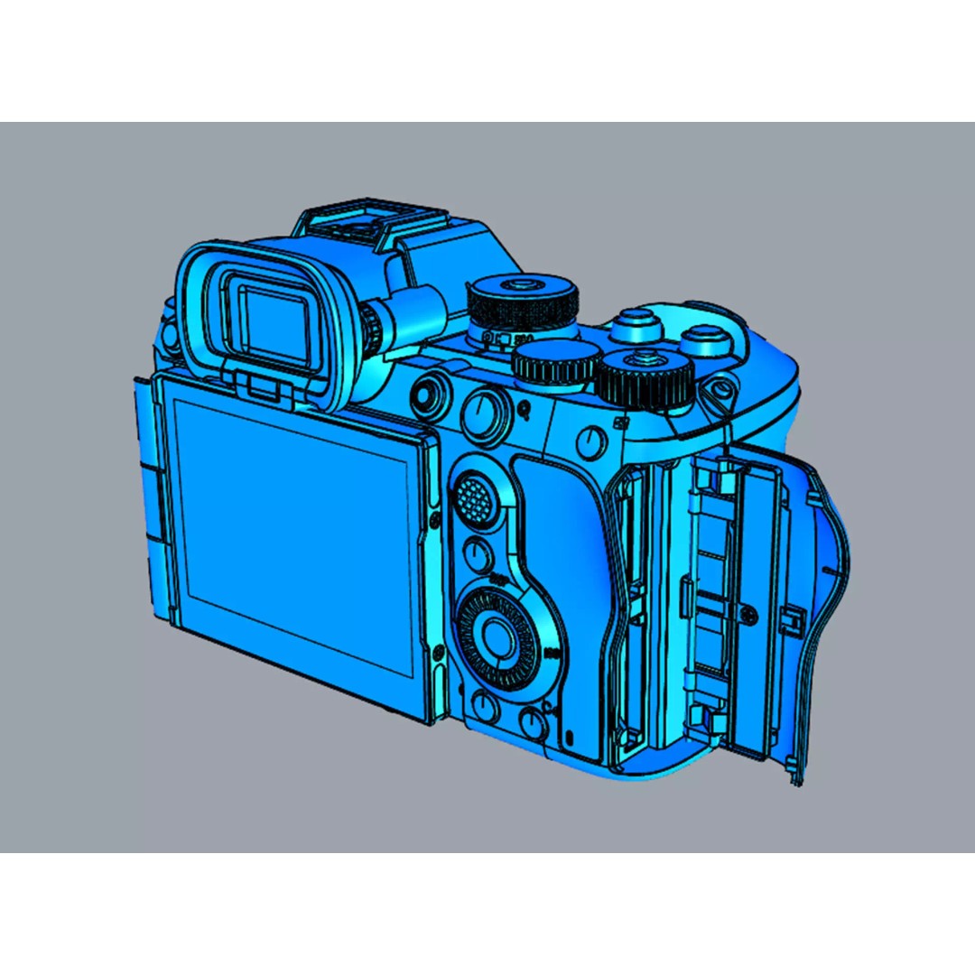 Sony Alpha 9 III 3D Model – Detailed Camera Asset, FBX, OBJ