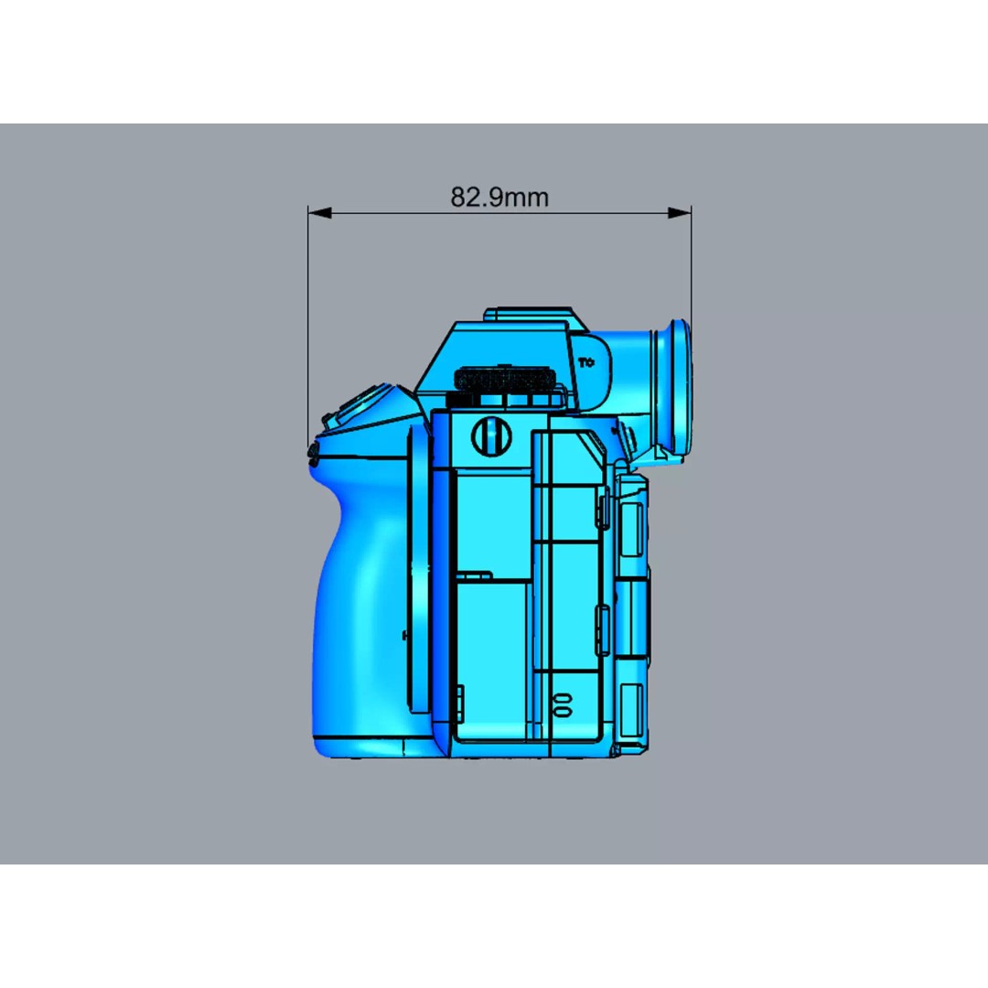 Sony Alpha 9 III 3D Model – Detailed Camera Asset, FBX, OBJ - View 23