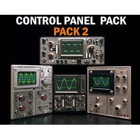 Control Panel 3D Model – Vintage Electronics Pack, OBJ & FBX Formats - View 2