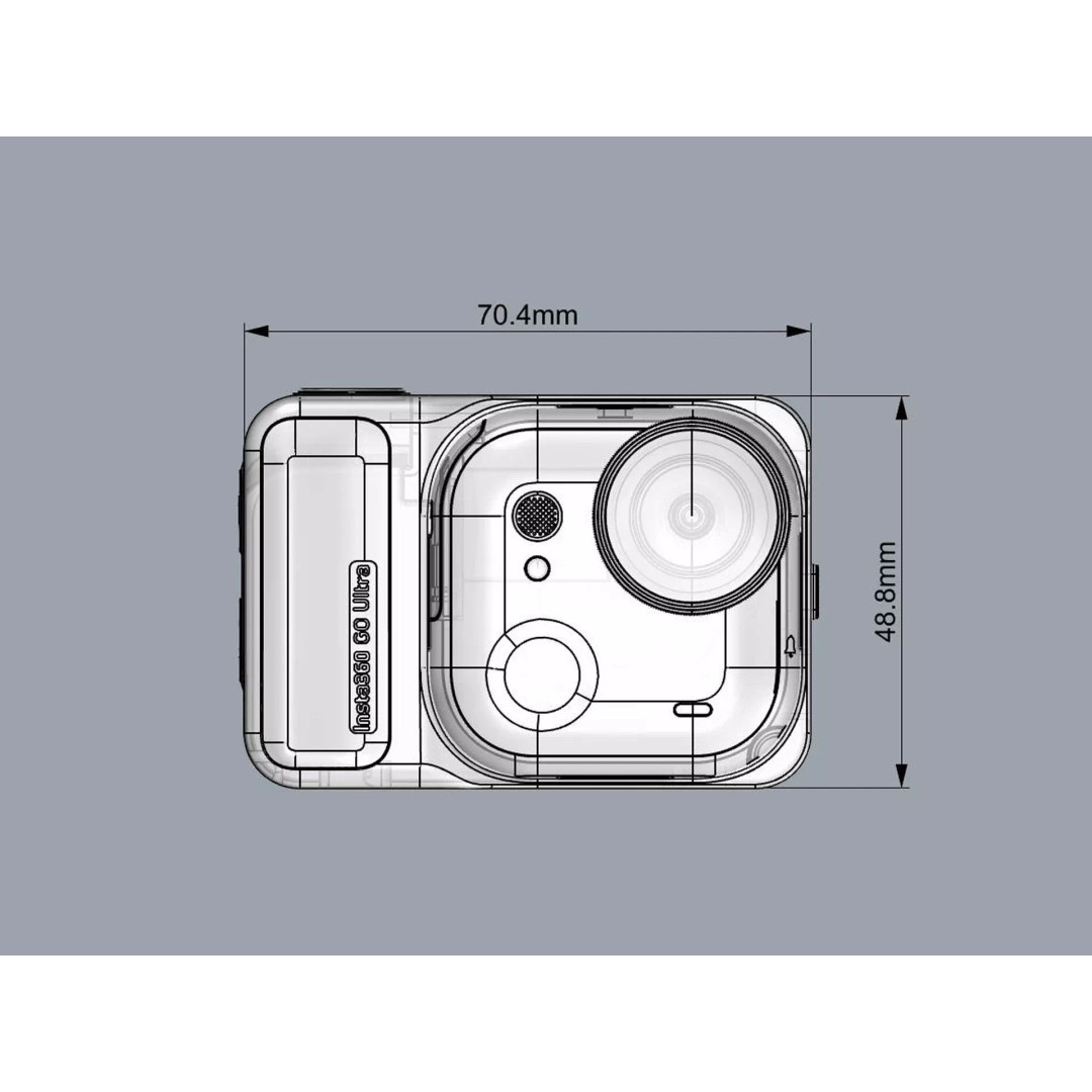 Insta360 GO Ultra 3D Model – High Poly Camera Asset, FBX, OBJ, PBR - View 19