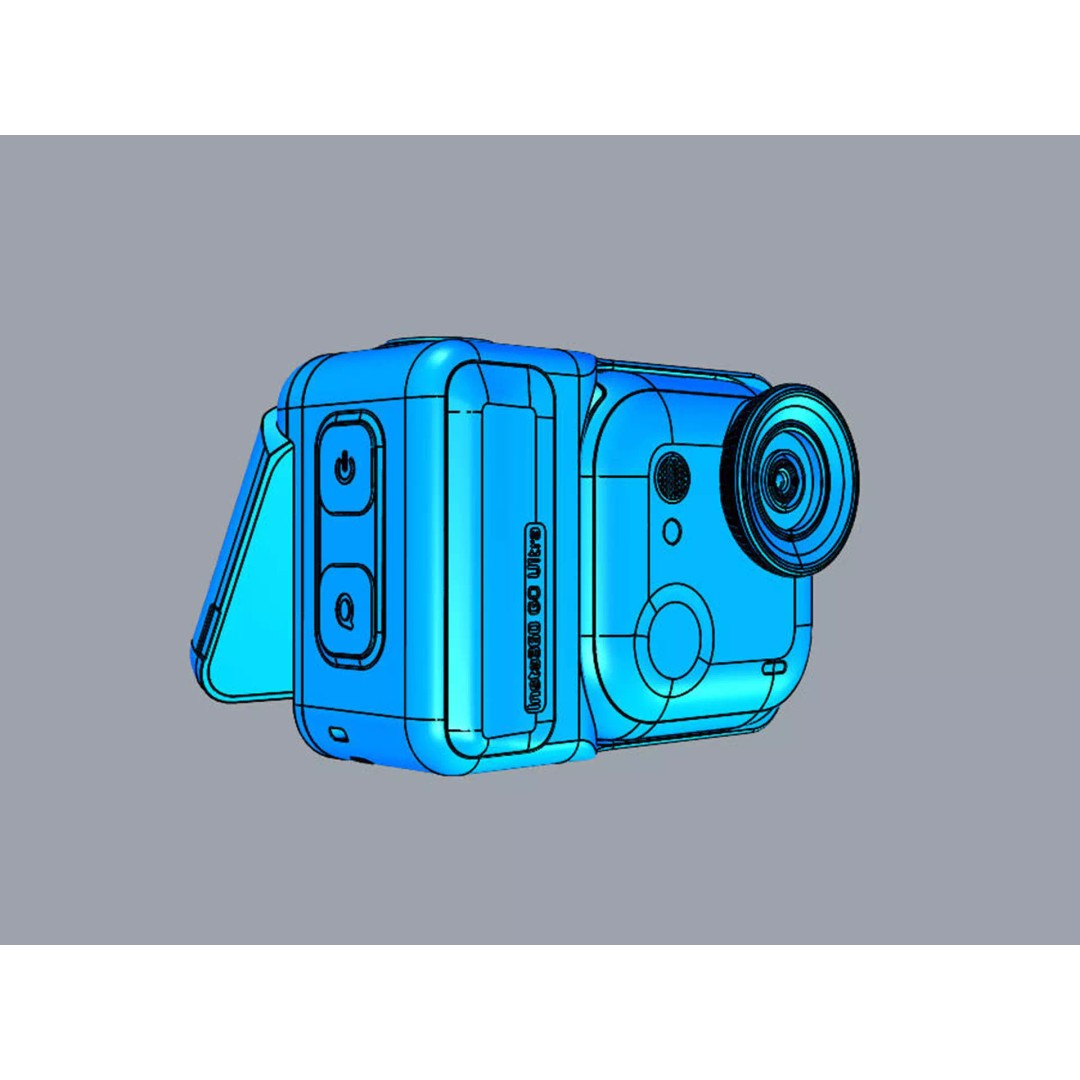 Insta360 GO Ultra 3D Model – High Poly Camera Asset, FBX, OBJ, PBR - View 24