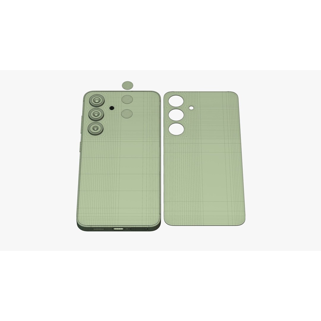Samsung Galaxy S24 3D Model – Low Poly Game Asset, FBX, OBJ, Blender - View 18