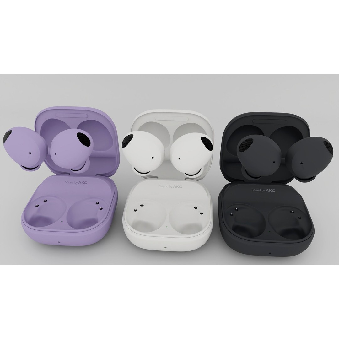 Samsung Galaxy Buds2 Pro 3D Model – High Poly PBR Earbuds, FBX, OBJ - View 10