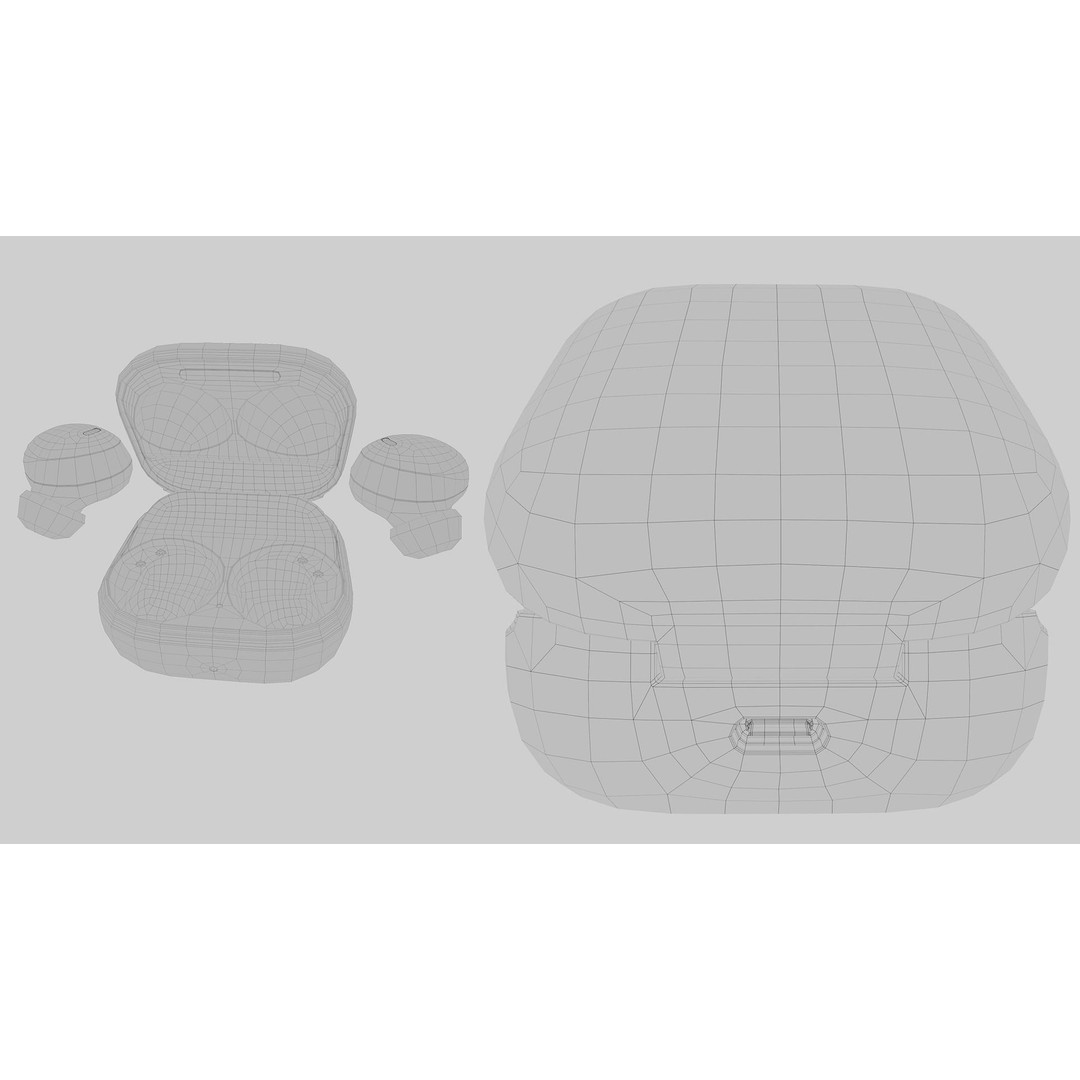 Samsung Galaxy Buds2 Pro 3D Model – High Poly PBR Earbuds, FBX, OBJ - View 20