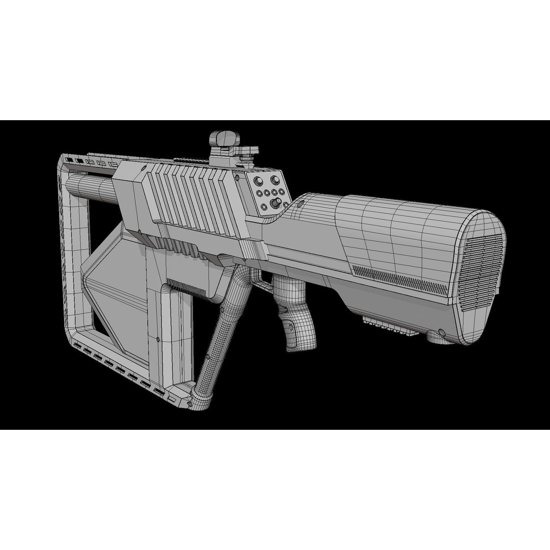 Drone Defense 3D Model – Low Poly Military Equipment, FBX, PBR