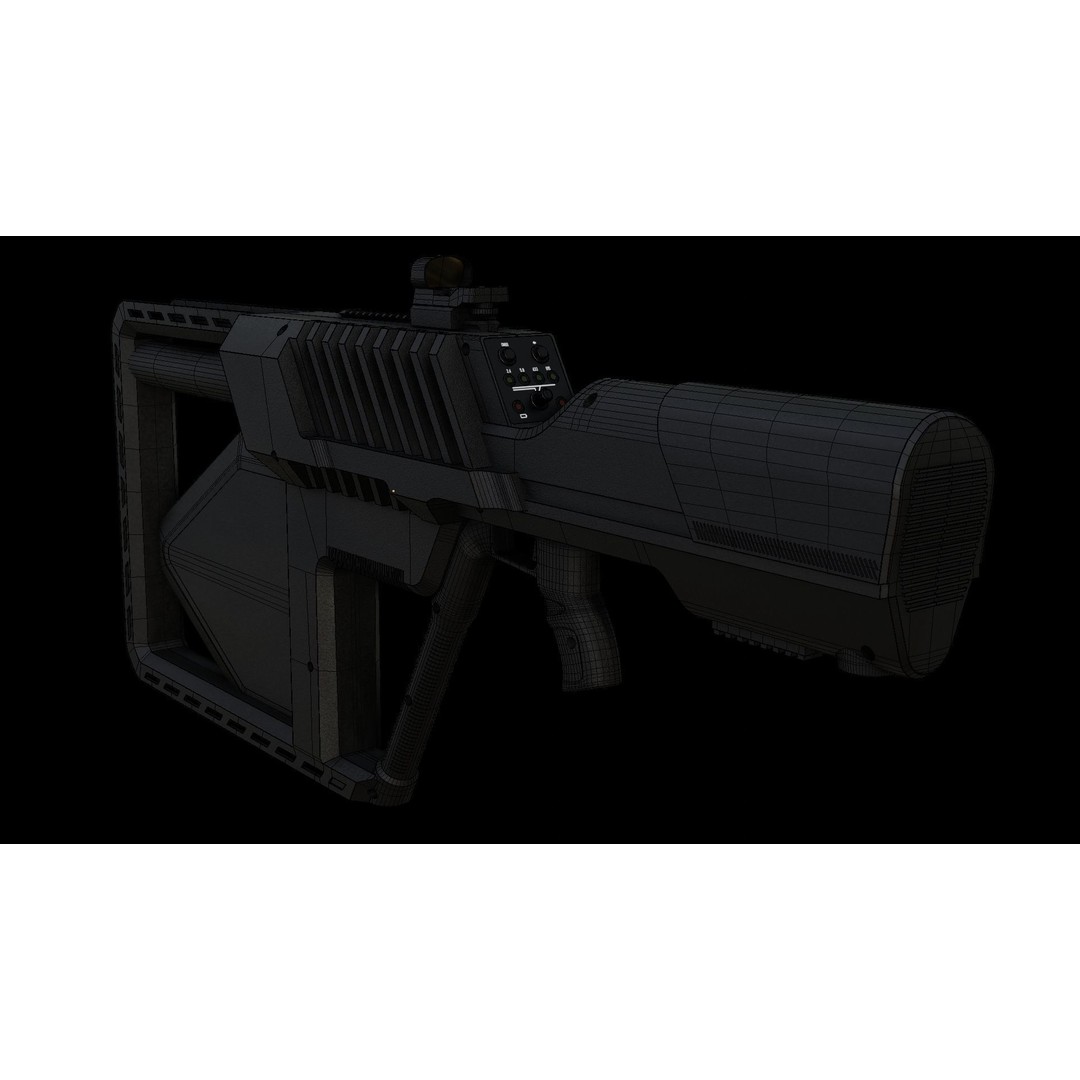Drone Defense 3D Model – Low Poly Military Equipment, FBX, PBR - View 13