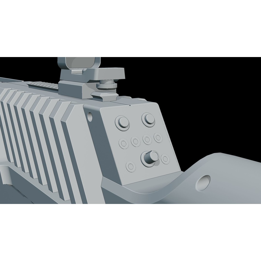 Drone Defense 3D Model – Low Poly Military Equipment, FBX, PBR - View 7