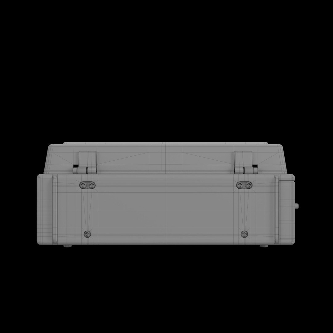 Sony TC 510 3D Model – High Quality Vintage Tape Recorder, FBX/OBJ - View 7