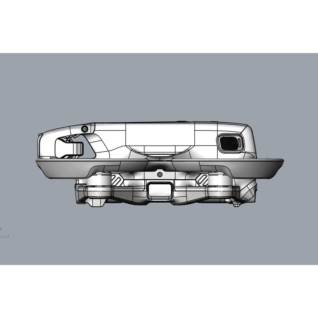 DJI Avata 2 Drone 3D Model – High Poly PBR Asset, FBX, OBJ, 3DS - View 15