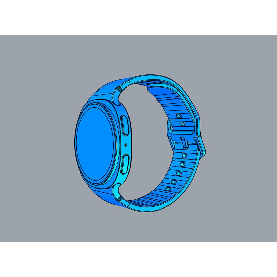 SAMSUNG Galaxy Watch8 3D Model – High Poly Game-Ready PBR Asset, FBX, OBJ - View 18