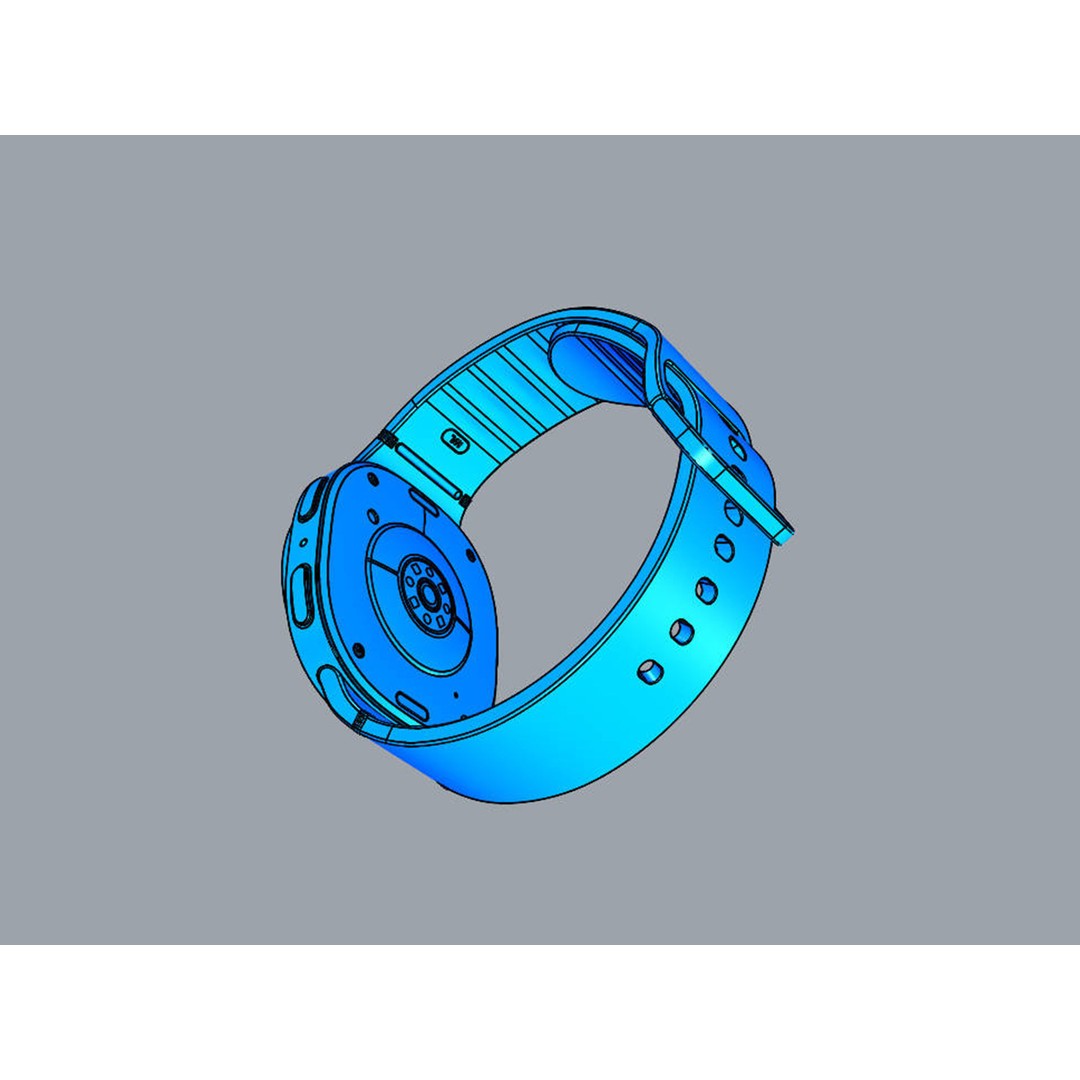 SAMSUNG Galaxy Watch8 3D Model – High Poly Game-Ready PBR Asset, FBX, OBJ - View 21