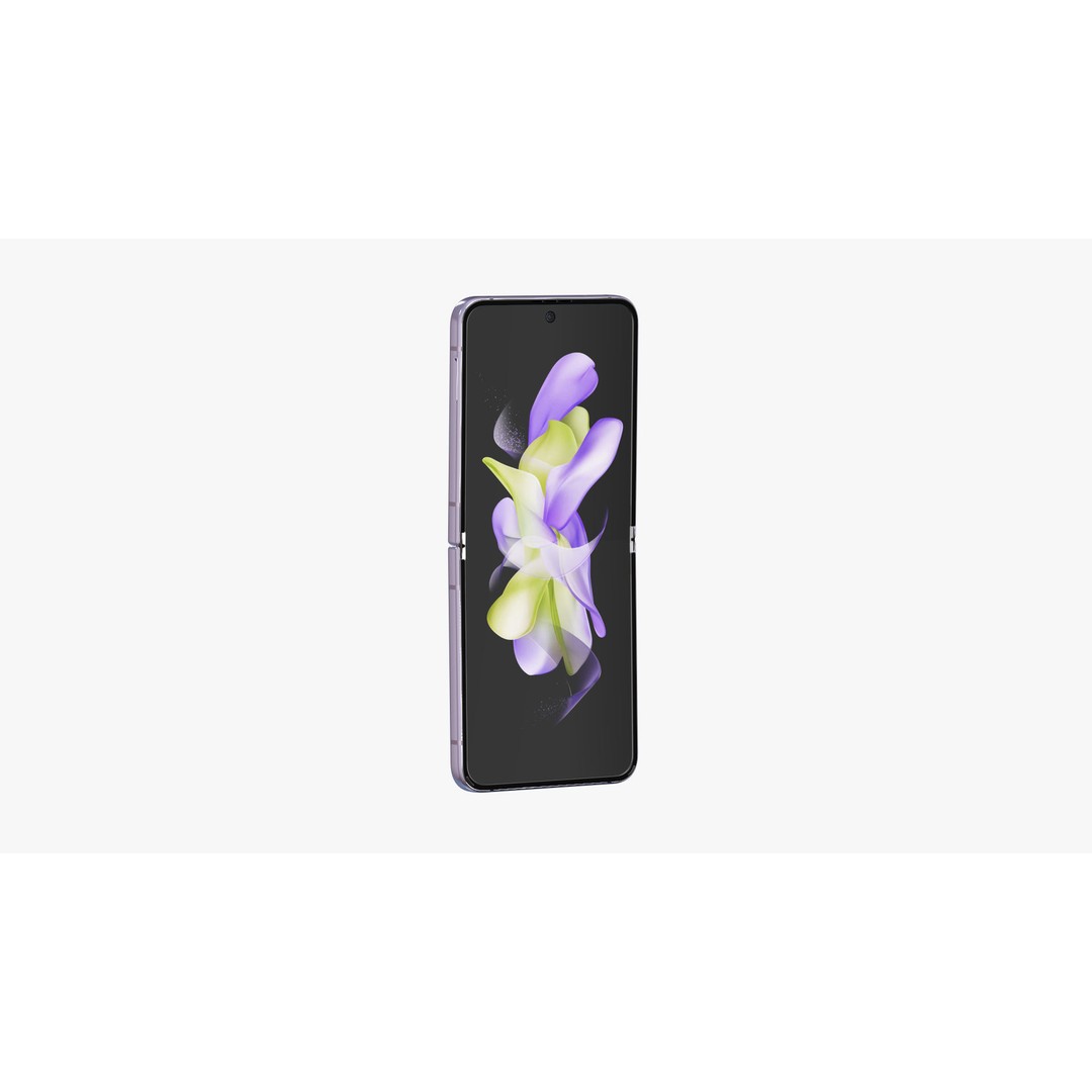 Samsung Galaxy Z Flip 4 3D Model – High-Quality Phone Asset, E3D, OBJ - View 11