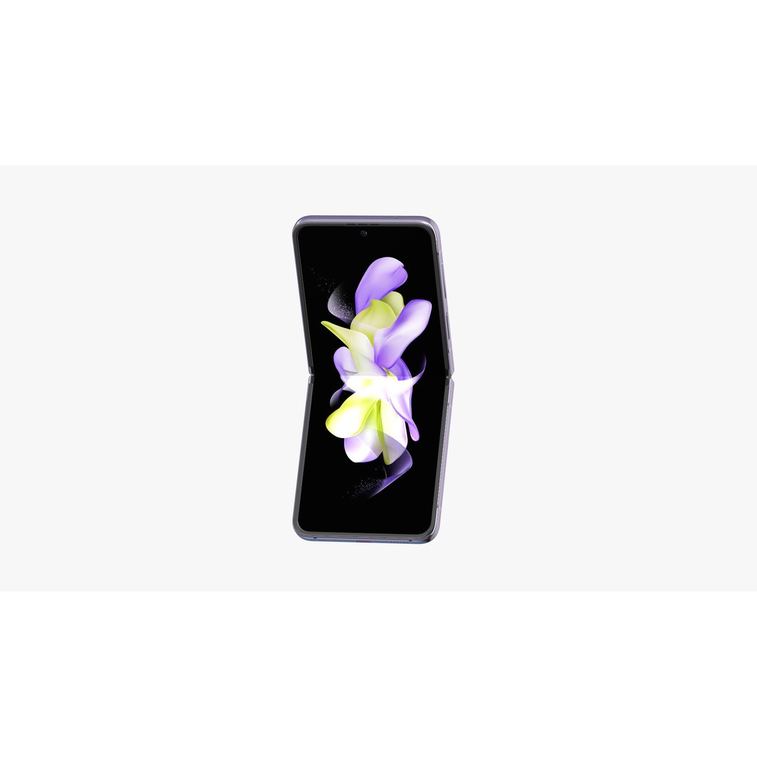Samsung Galaxy Z Flip 4 3D Model – High-Quality Phone Asset, E3D, OBJ - View 15