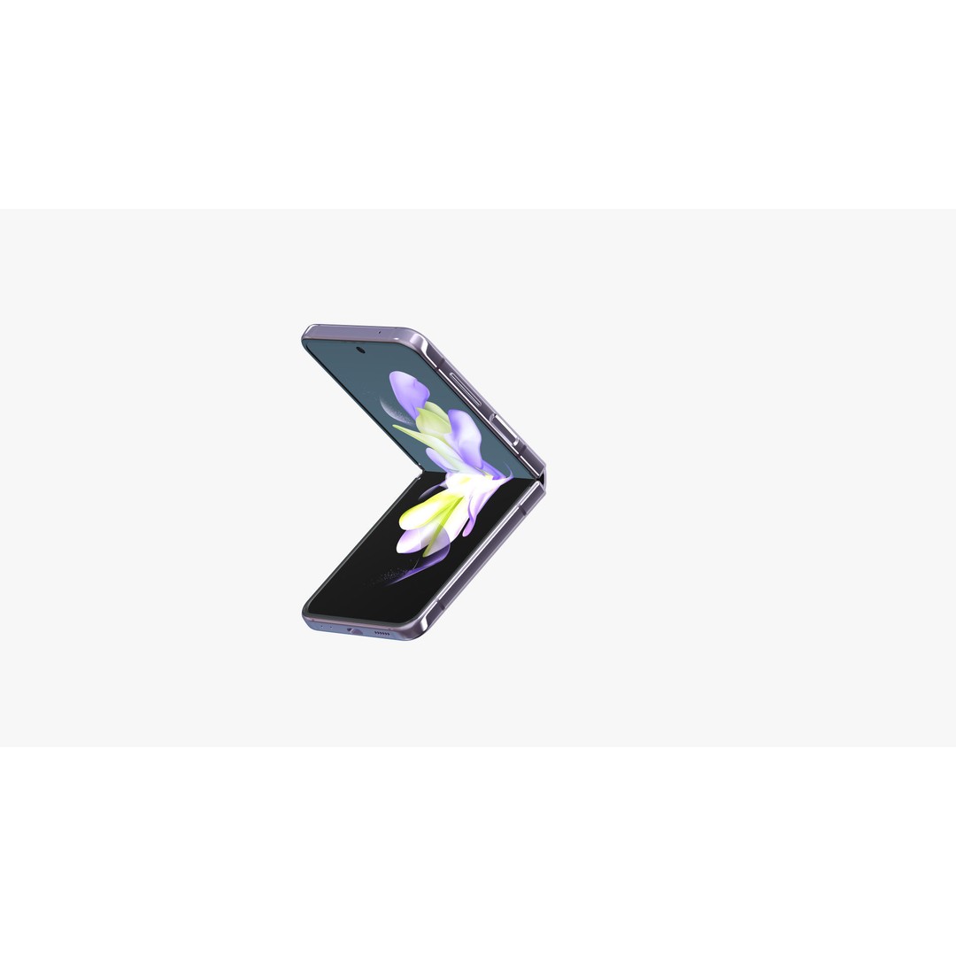 Samsung Galaxy Z Flip 4 3D Model – High-Quality Phone Asset, E3D, OBJ - View 18