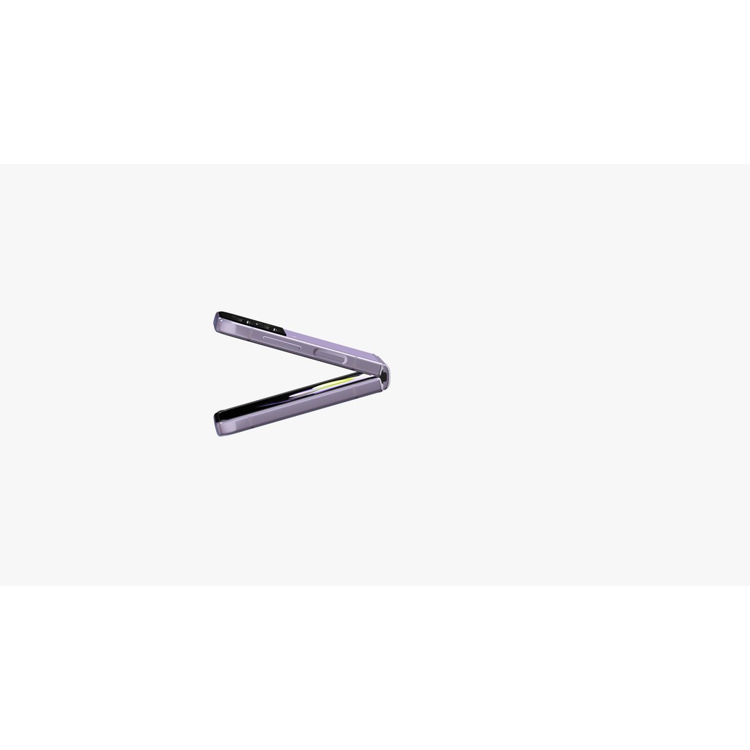 Samsung Galaxy Z Flip 4 3D Model – High-Quality Phone Asset, E3D, OBJ - View 21