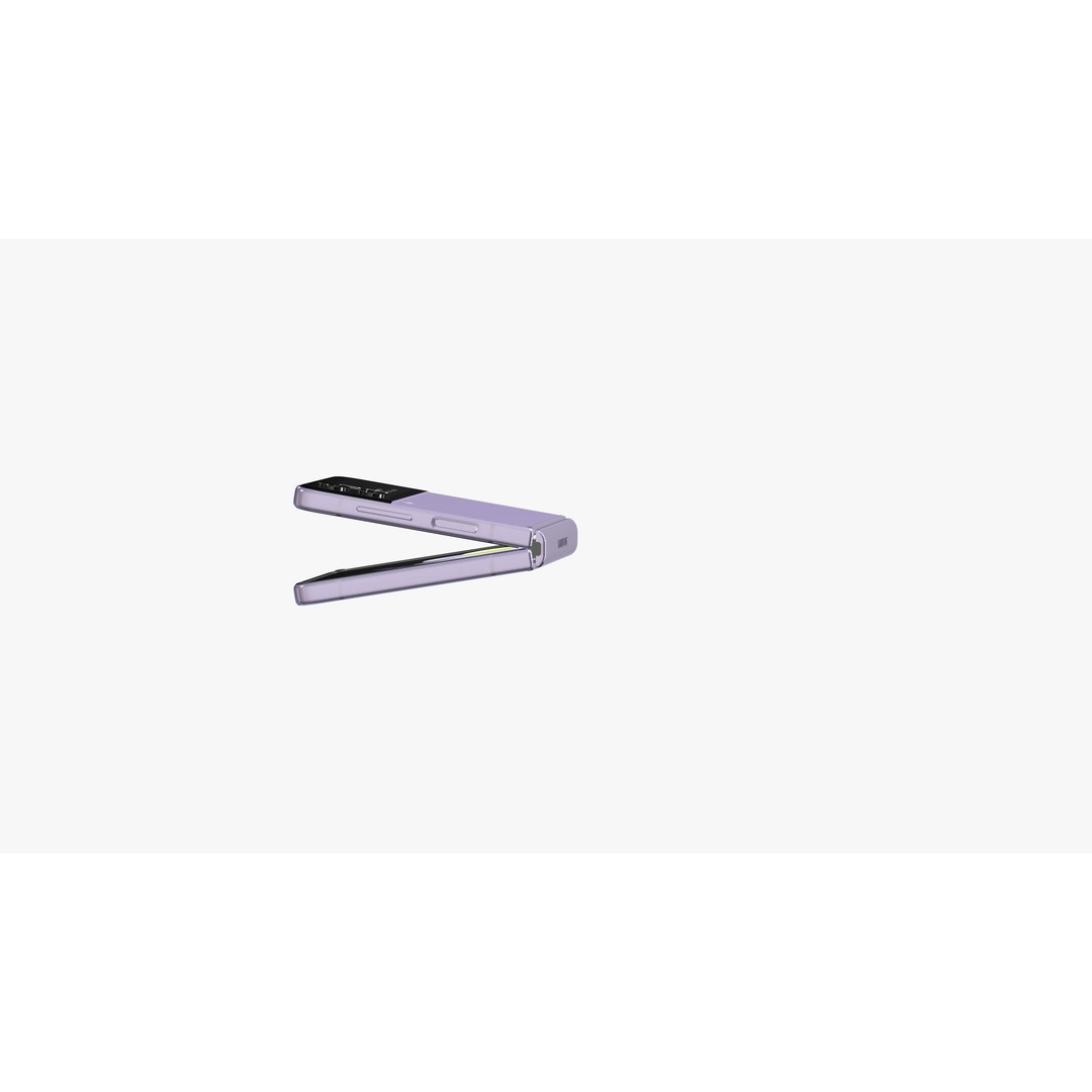 Samsung Galaxy Z Flip 4 3D Model – High-Quality Phone Asset, E3D, OBJ - View 22