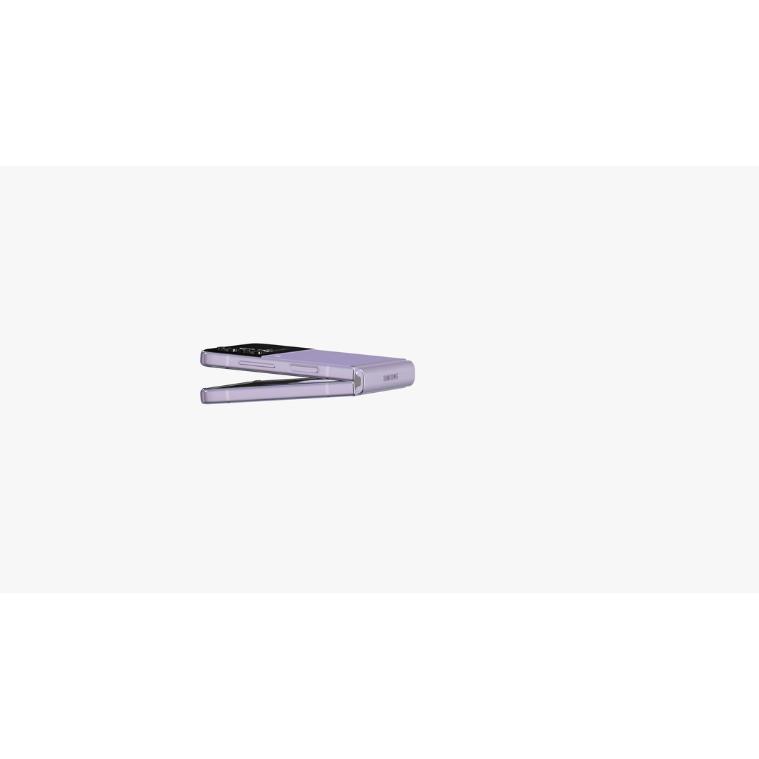 Samsung Galaxy Z Flip 4 3D Model – High-Quality Phone Asset, E3D, OBJ - View 23