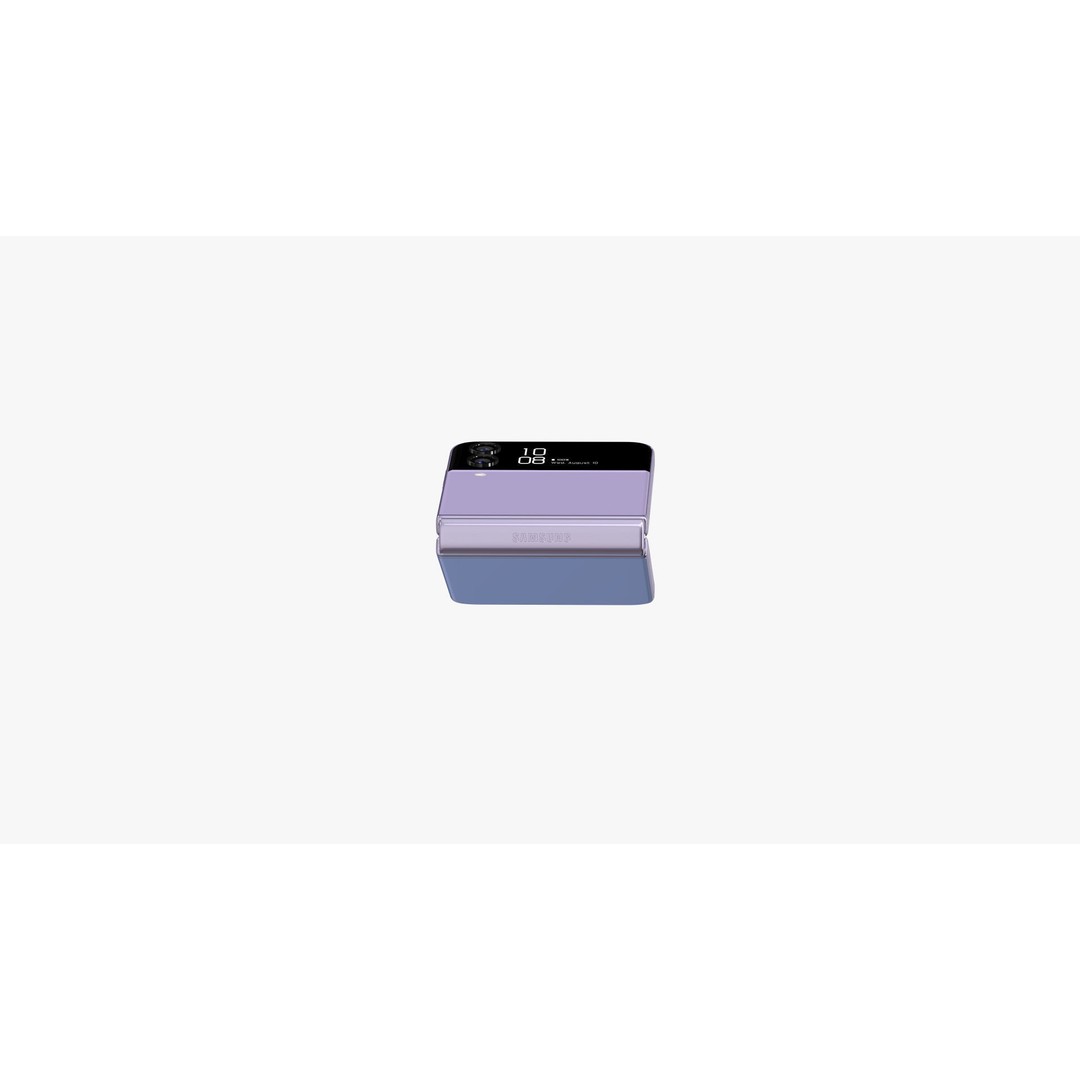 Samsung Galaxy Z Flip 4 3D Model – High-Quality Phone Asset, E3D, OBJ - View 29