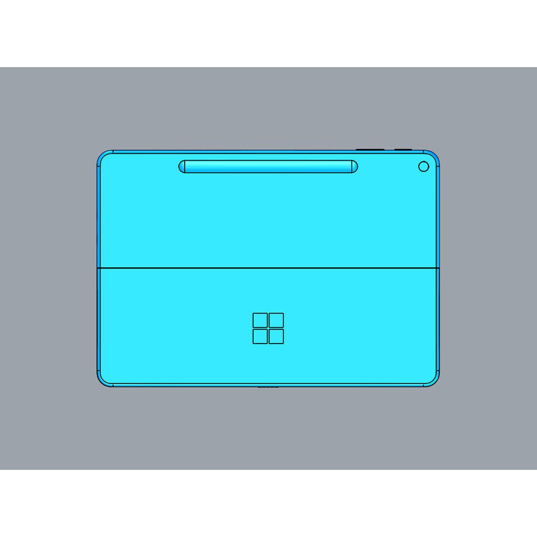 Microsoft Surface Pro Copilot+ PC 3D Model – Detailed PBR Asset, FBX, OBJ - View 19