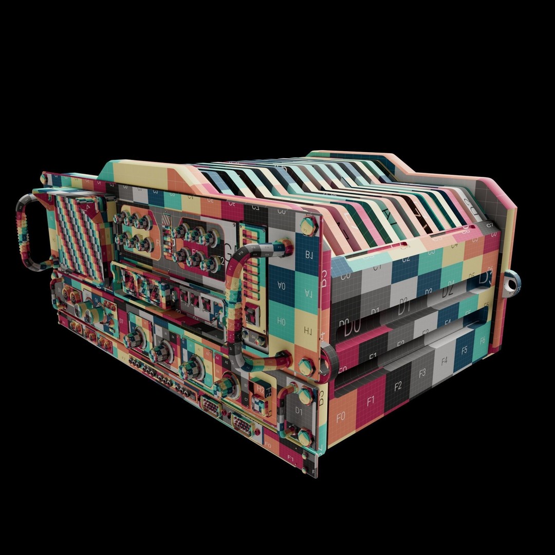 SCI-FI Console 3D Model – Low Poly Game Ready PBR Asset, FBX - View 10