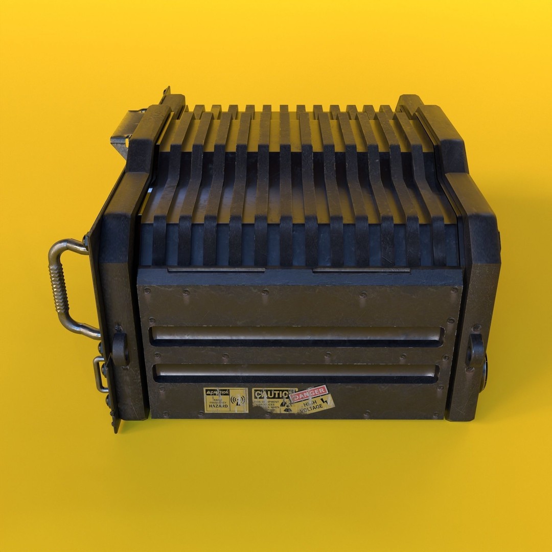 SCI-FI Console 3D Model – Low Poly Game Ready PBR Asset, FBX - View 7