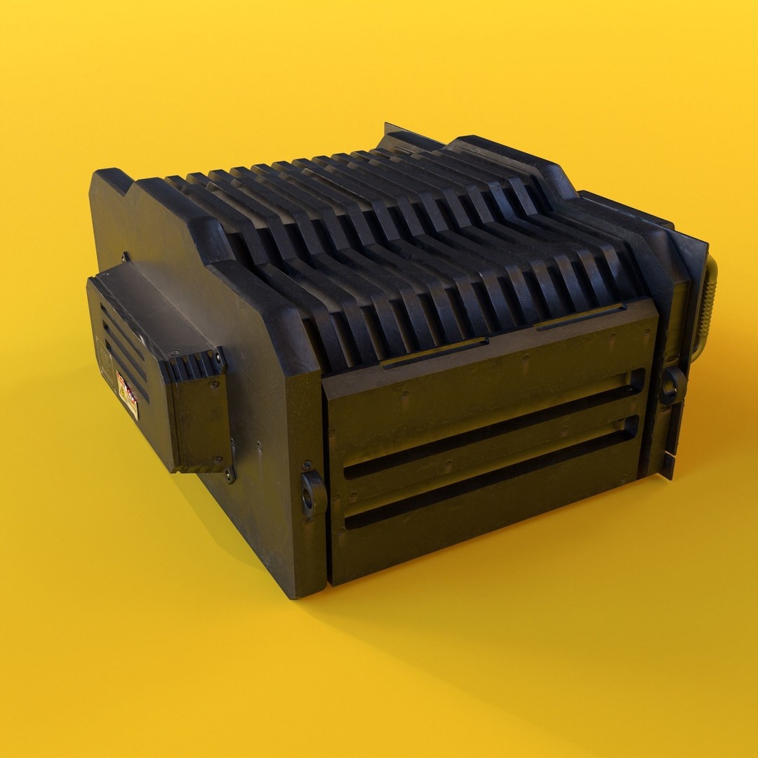 SCI-FI Console 3D Model – Low Poly Game Ready PBR Asset, FBX - View 8