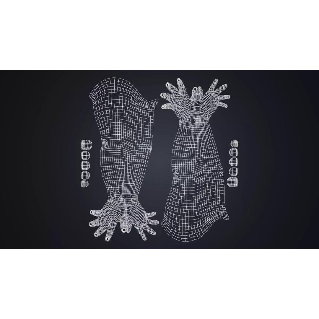 Realistic Female Arms 3D Model – Cinematic Edition, Rigged for Blender