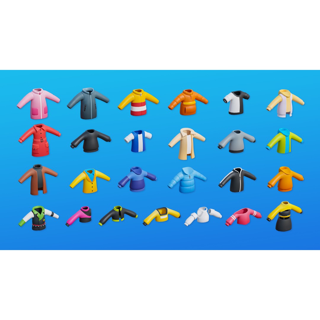 Creative Characters 3D Model – Low Poly Customizable Game Asset, FBX, OBJ - View 22