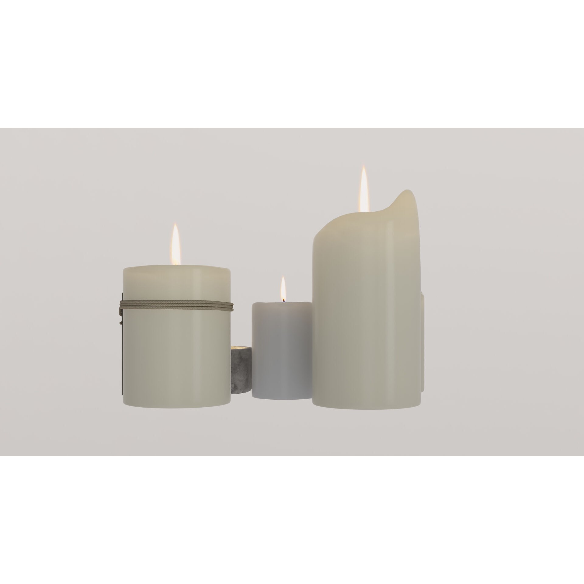 Candles - Game-Ready 3D Model - View 7