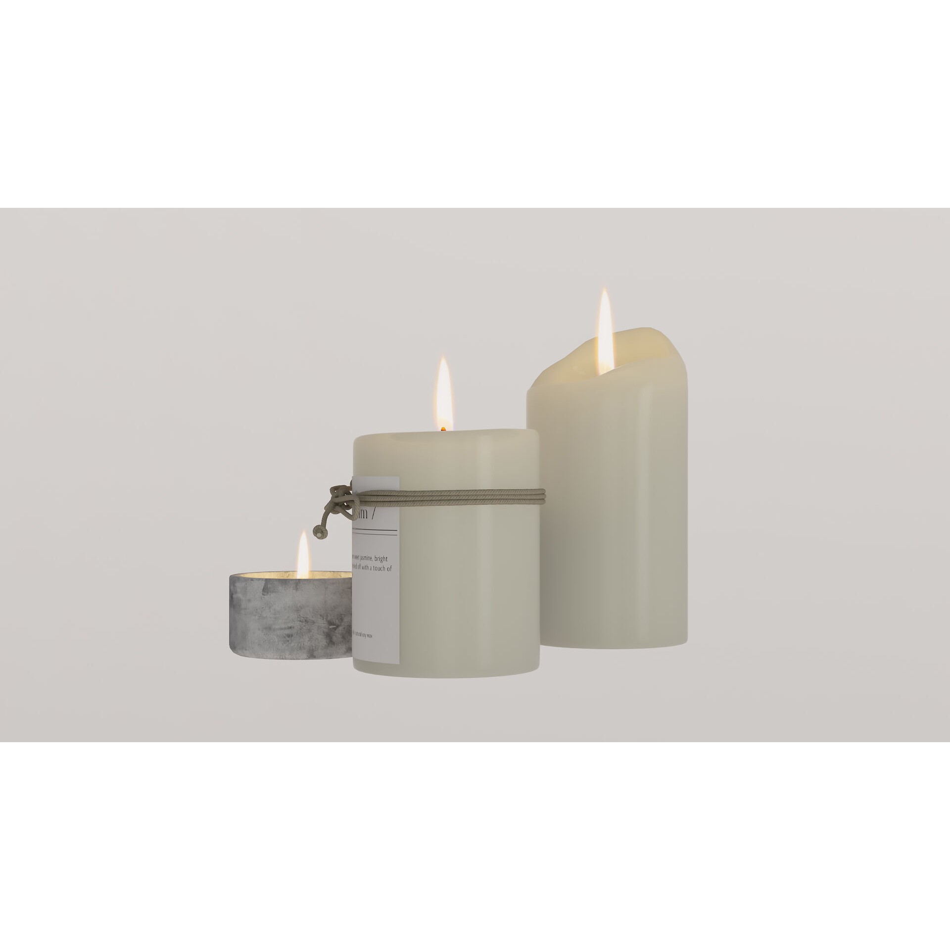 Candles - Game-Ready 3D Model - View 8