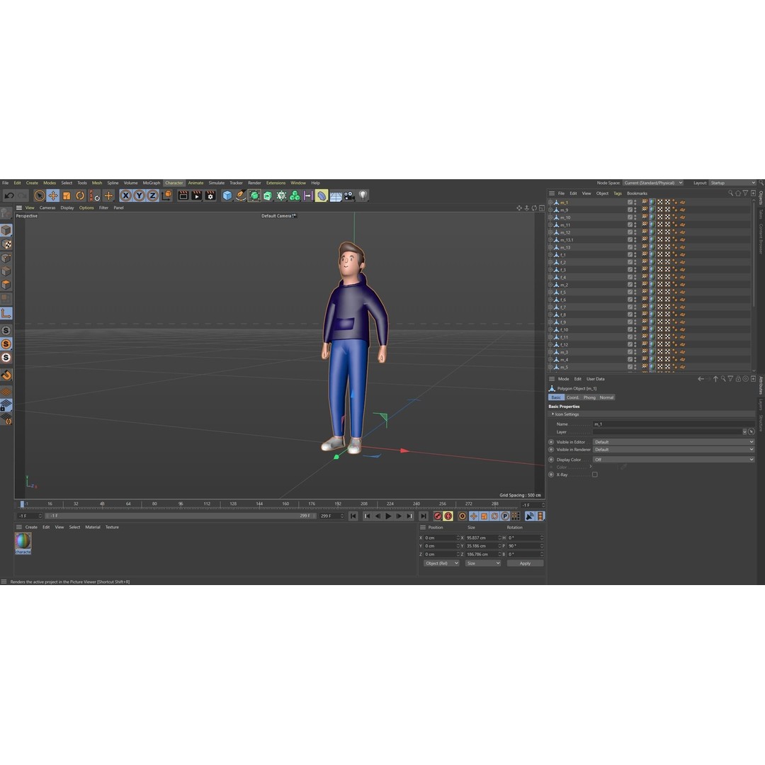 Casual Characters 3D Model – Low Poly Rigged Pack with Animations