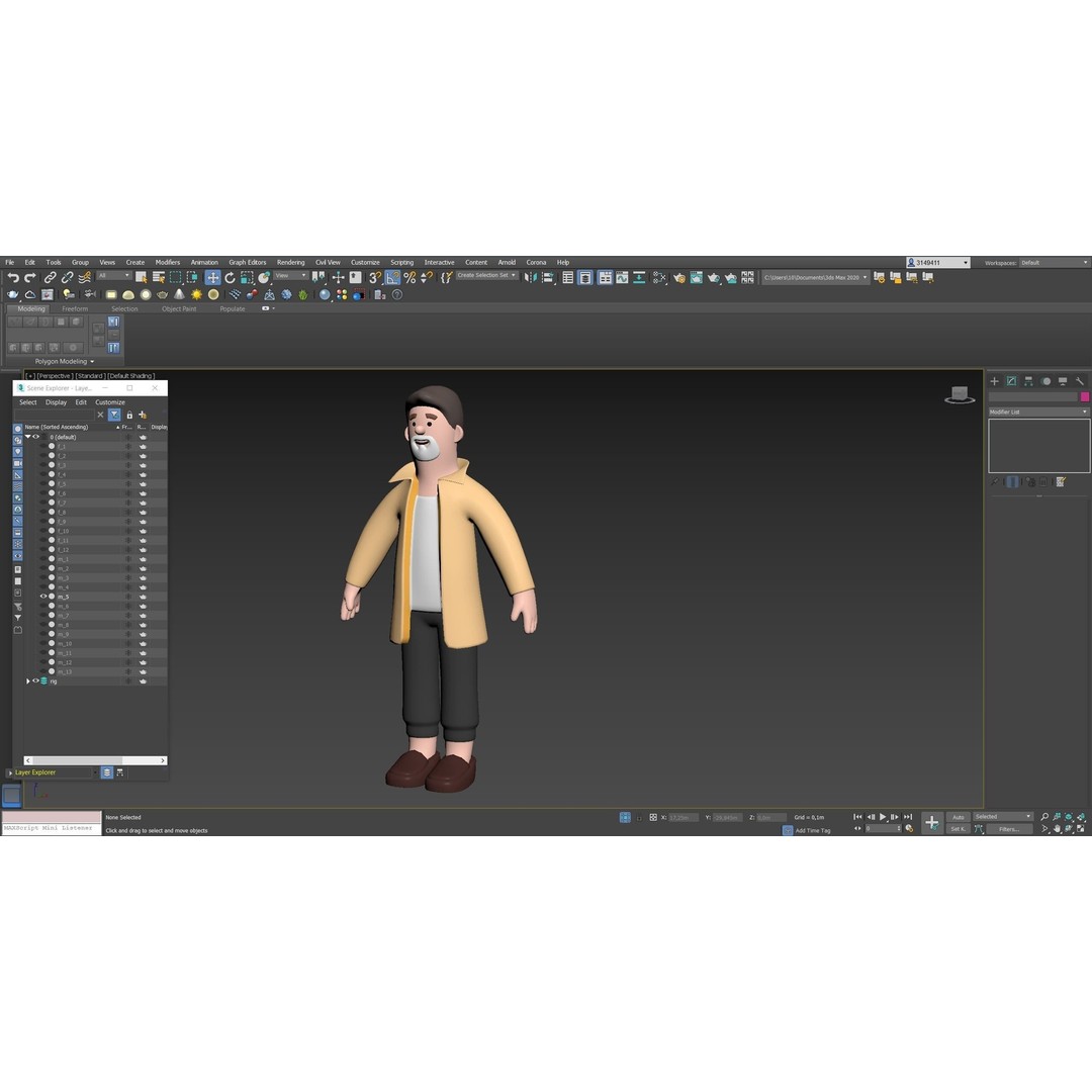 Cartoon Characters 3D Model – Low-Poly Rigged Pack with Animations