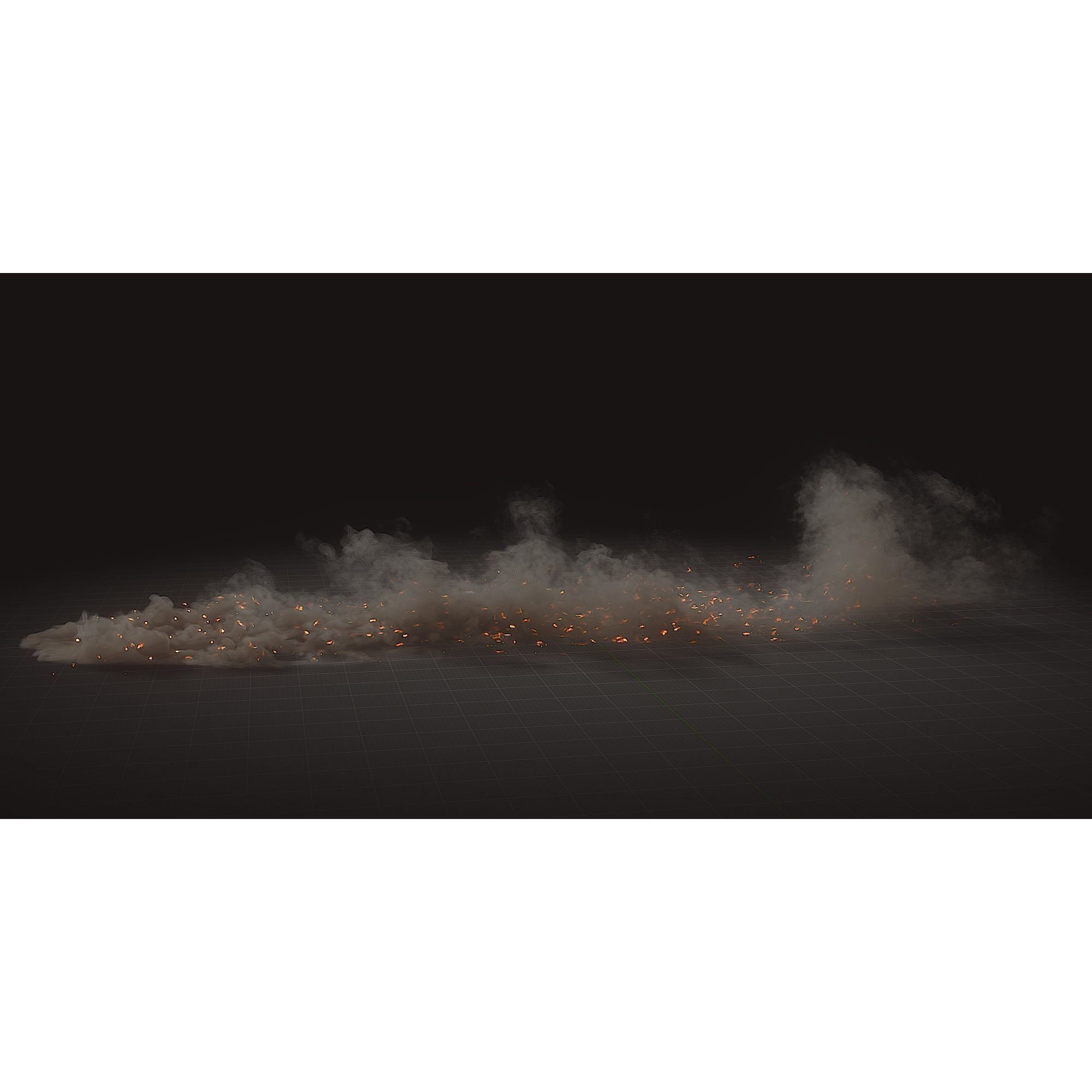 Animated Fire VDB Models - Game-Ready 3D Model